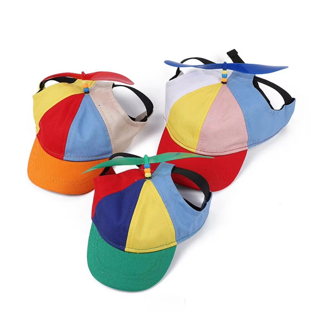 BowLift | Colorful Sunproof Propeller Dog Cap for Summer Fun