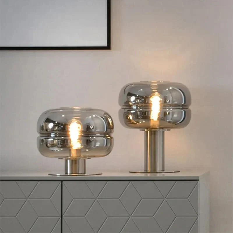 BowLift | Scandinavian Glass Table Lamp – AuroraForm E27