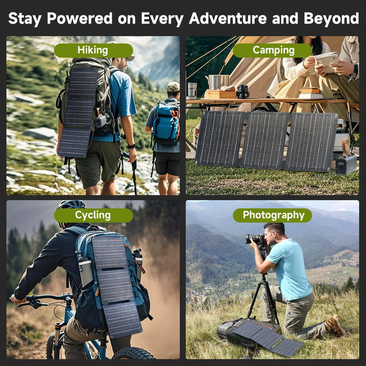 BowLift | Solar Powerbank VoltForge PB100 Set | 24,000mAh | 100W Fast Charging | Foldable 21W Solar Panel | For Laptop, Smartphone & Outdoor