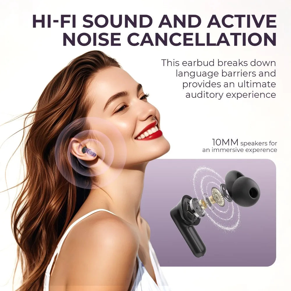 BowLift | Touch Screen Translation Headphones with Noise Cancelling – Avelora