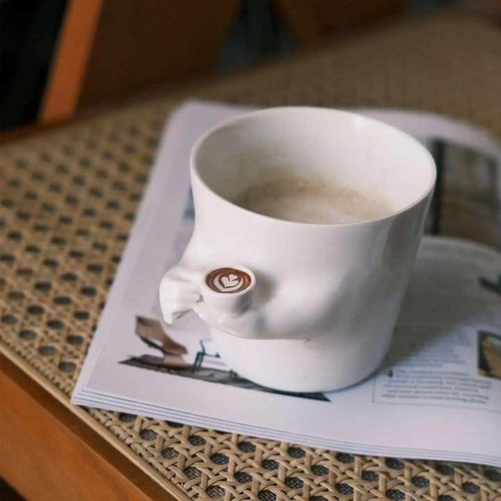 BowLift | Cute Mug-in-Mug Korean Style Coffee Cup
