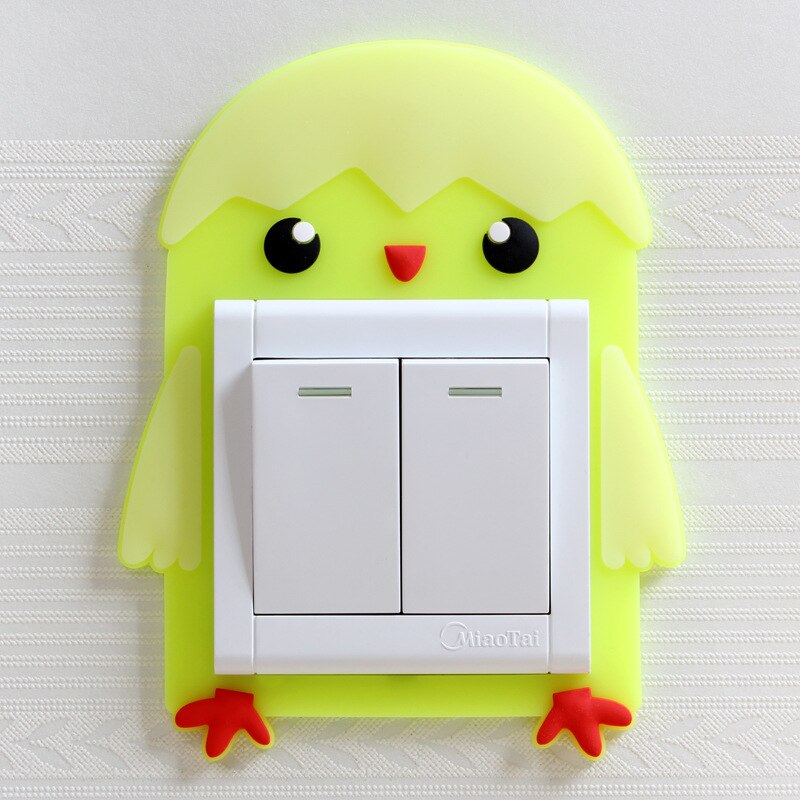 3D Luminous Cartoon Animals Switch Cover | Bowlift