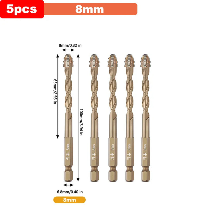 BowLift | Titanium Steel Cross Drill Bit