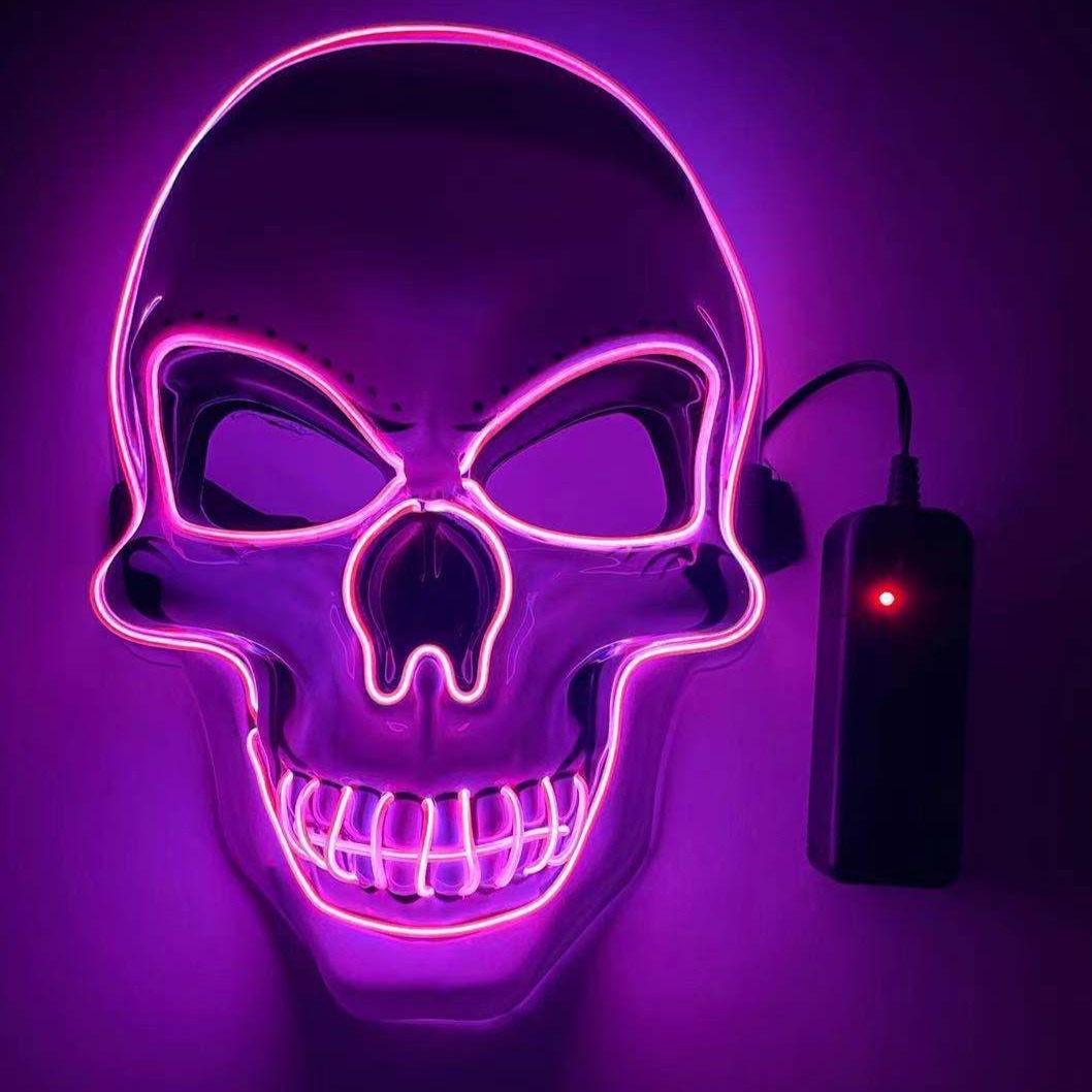 BowLift | Neon LED Skeleton Party Mask