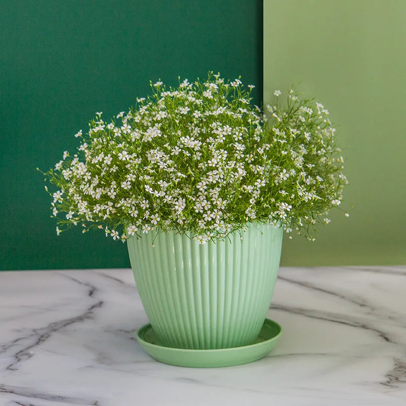 BowLift | Florava Flower Pot | Breakproof & Modern | For Indoors & Outdoors | Breathable Design