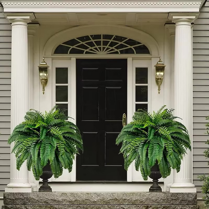 BowLift | UV-Resistant Lifelike Boston Fern for Outdoor and Indoor Decor