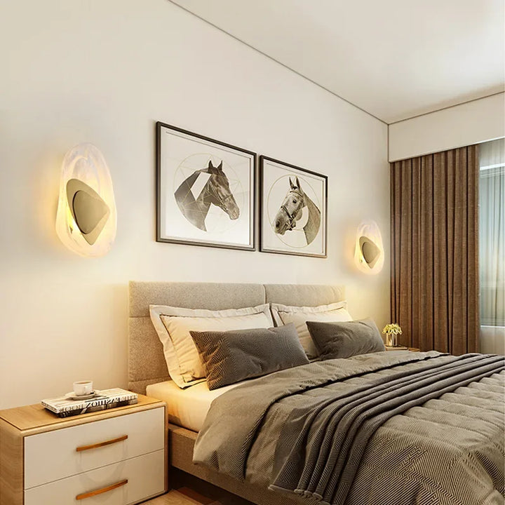 GlowElegance – LED Wall Lamp for Bedroom & Living Room Bowlift