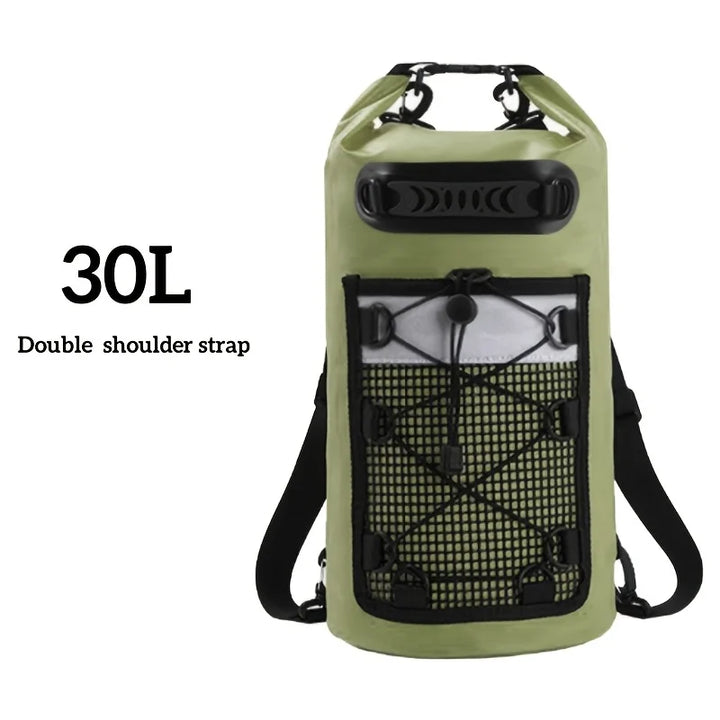 BowLift | Waterproof Dry Bag AQUARIX Motion | 10/20/30 L | Rolltop & Shoulder Strap | For Kayak, Beach & Trekking