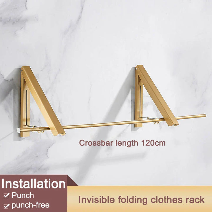 Space Saver FoldaBowlifte Wall Clothes Aluminum Rack | Bowlift