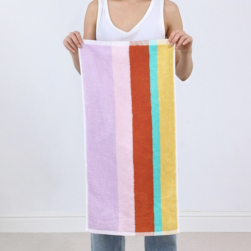 Colour Block Towels - Stripe Tile | Bowlift