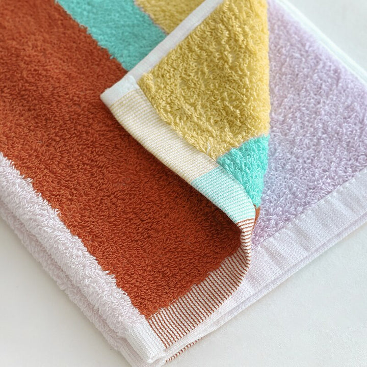 Colour Block Towels - Stripe Tile | Bowlift