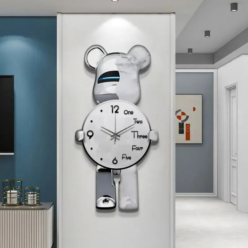 BowLift | Glowing Star Bear LED Wall Clock
