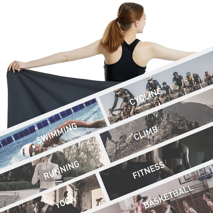 BowLift | Quick-Dry Microfiber Towel for Travel, Sports, Gym, Beach & Yoga