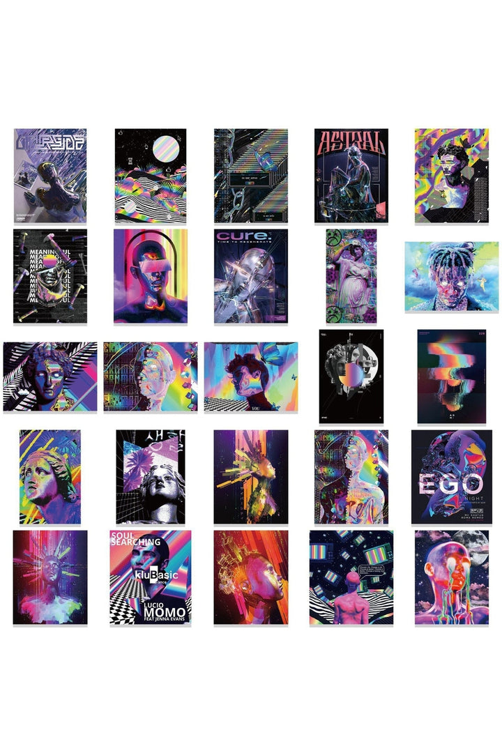 Graphic Art Stickers 10/30/50 Pieces | Bowlift