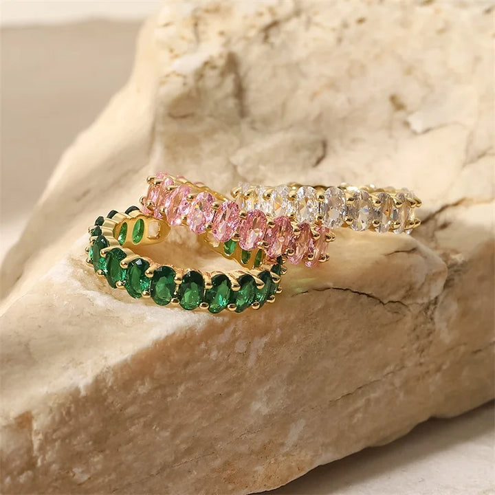 BowLift | Dainty Oval Cut Diamond Adorned Ring