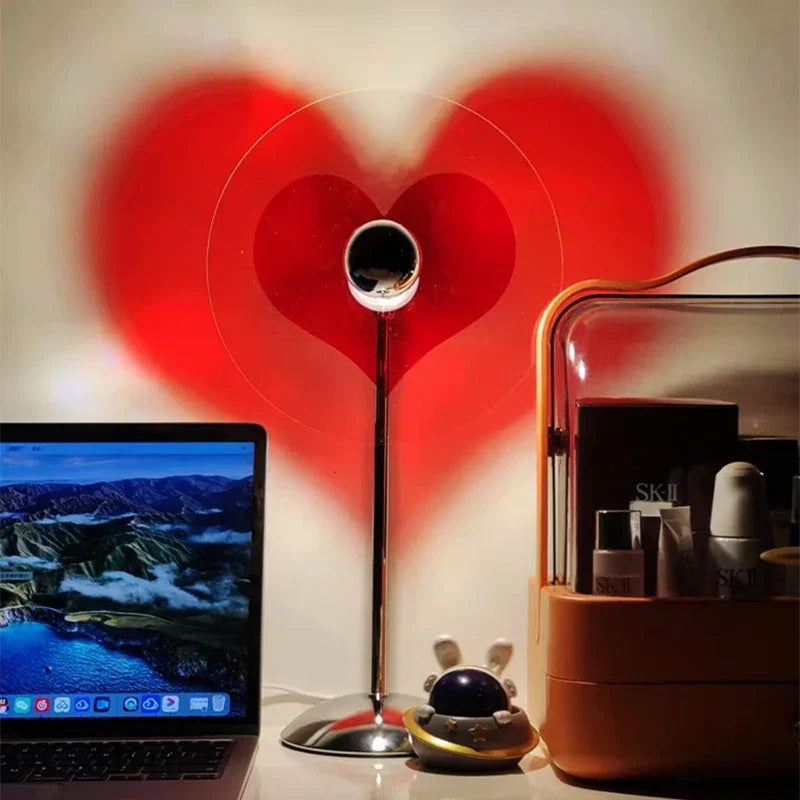 Romantic LED projection lamp – mood light for a romantic atmosphere | Bowlift