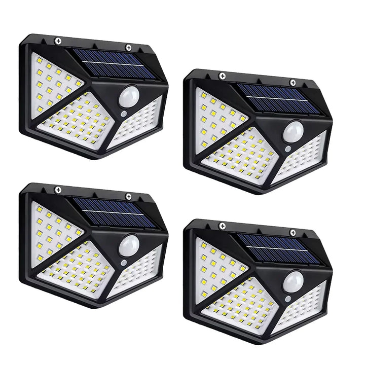 Solar Wall Light Outdoor 100 LED with Motion Sensor | Bowlift