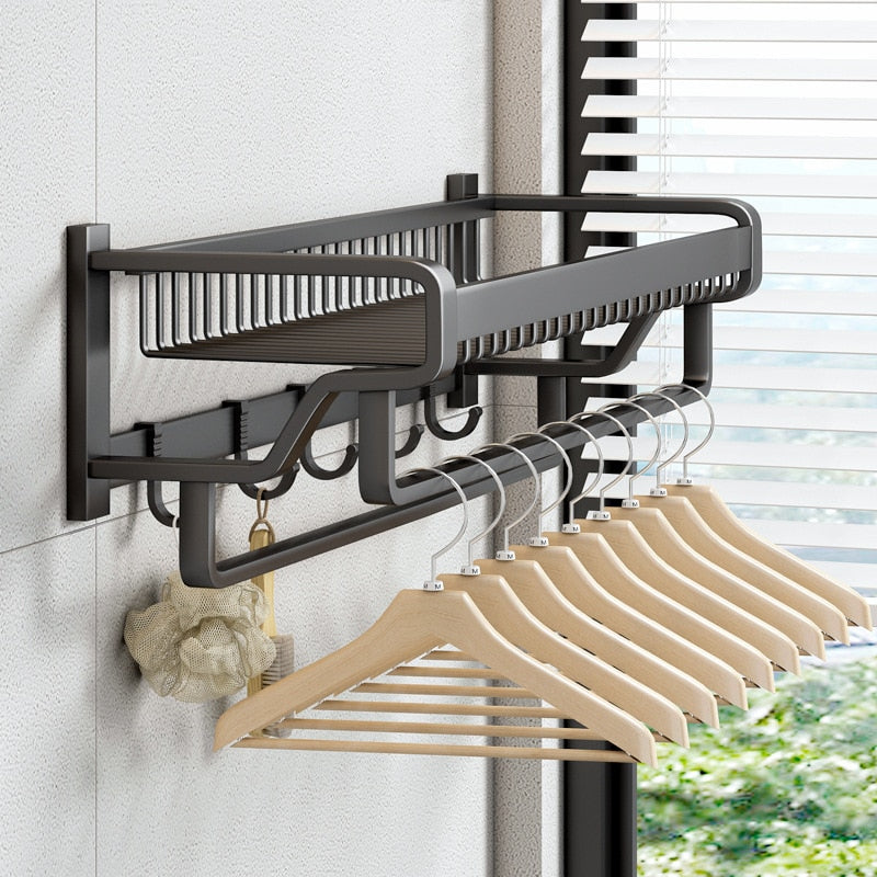 BowLift | Luxe Wall-Mounted Towel Station Bathroom Organizer