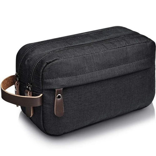 BowLift | Traveluxe Culture & Cosmetic Bag | Water Repellent | Premium Leather Handle