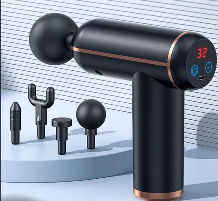 BowLift | Portable massage gun with 4 attachments for effective muscle regeneration