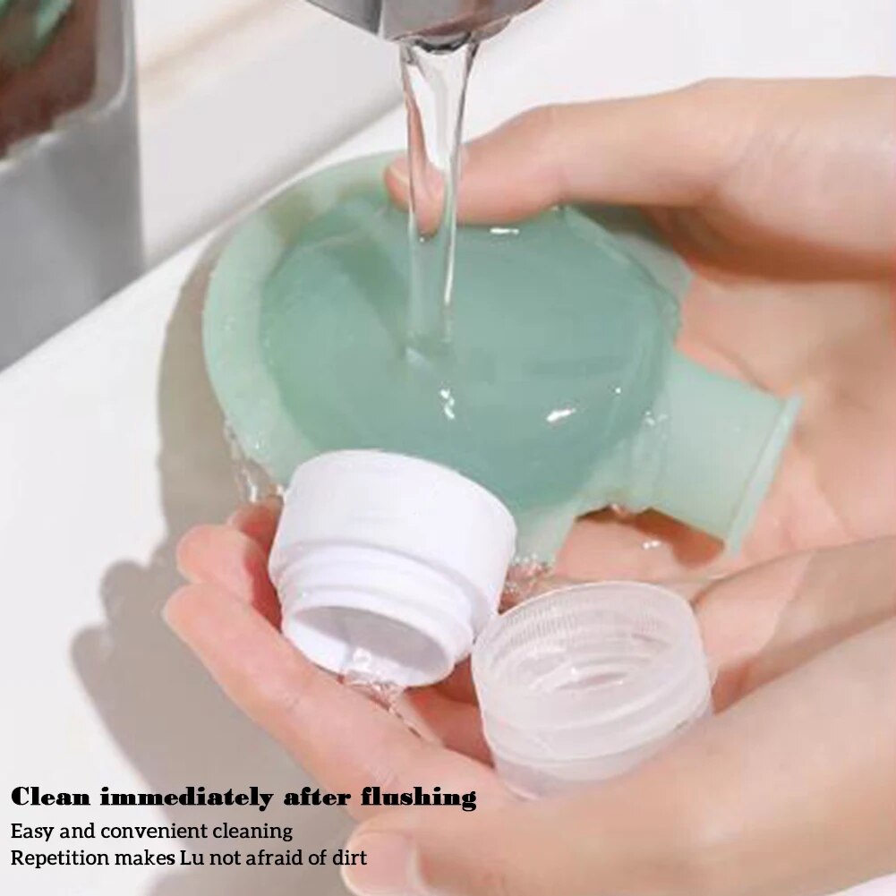 Leakproof Silicone Squeeze Bottle Travel Liquid Dispenser | Bowlift