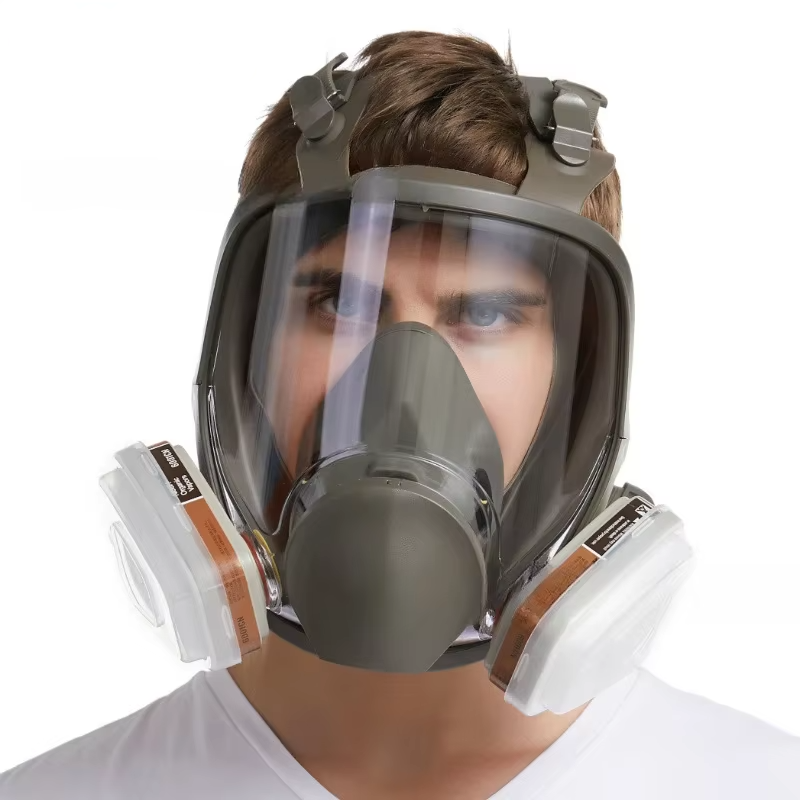 BowLift | Comprehensive Full Face Respirator Safety Gas Mask with Anti-Fog Protection