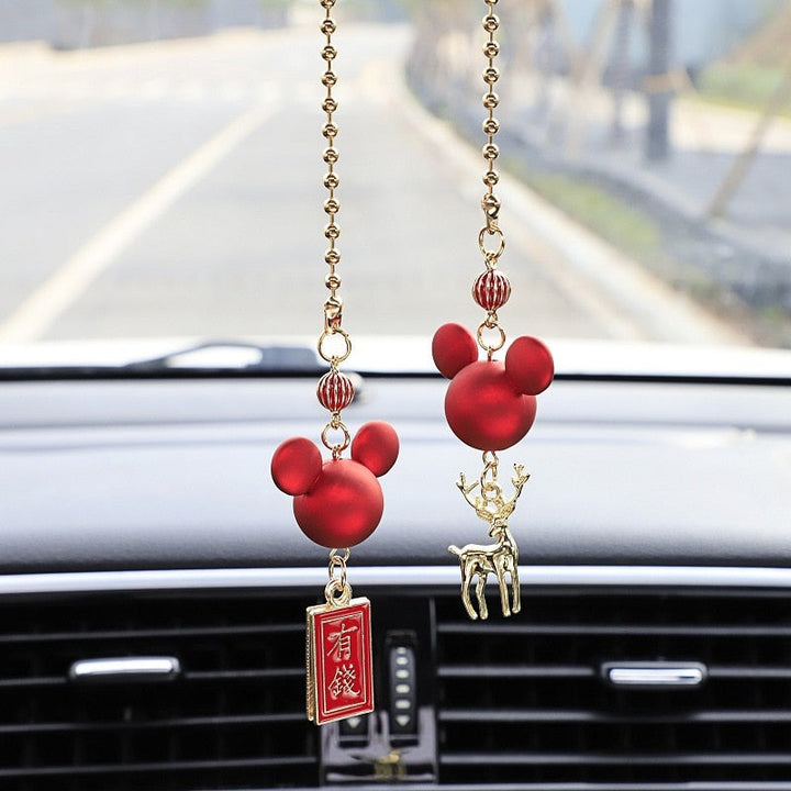 BowLift | Lucky Deer Car Rearview Mirror Decor