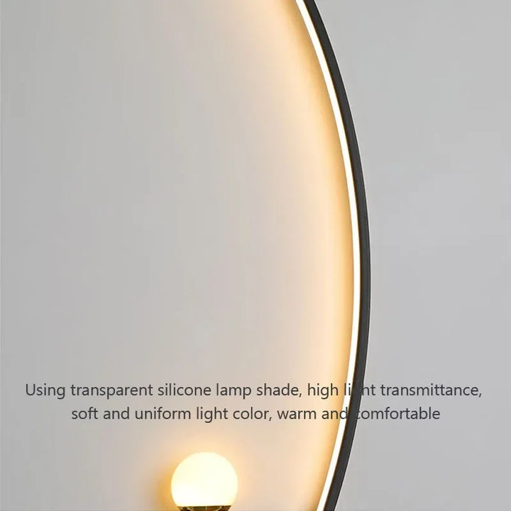 BowLift | Contemporary Edge Wall Lamp – Black & Gold Indoor/Outdoor Lighting for Modern Spaces