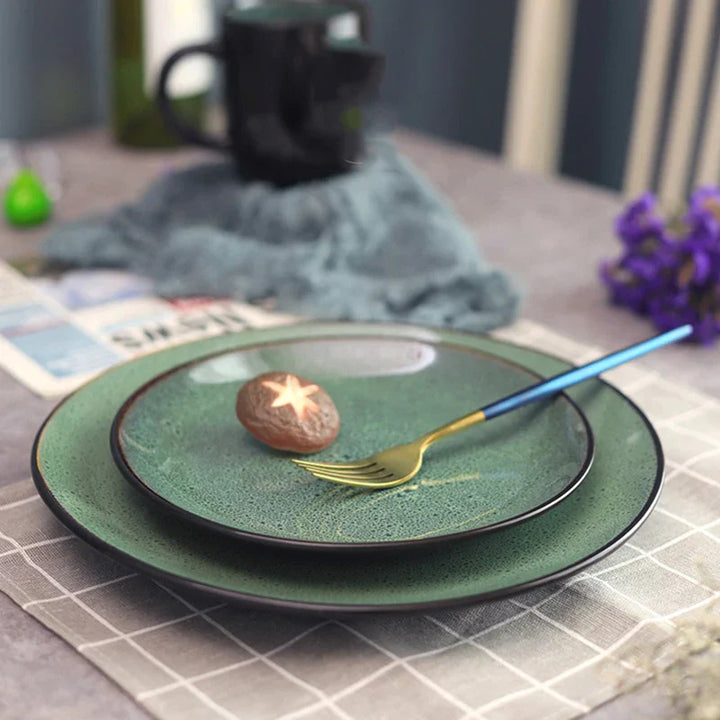 Coimbra Glaze 5-Piece Dinnerware Set Bowlift