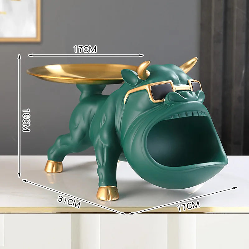 Fancy Bull Decorative Key Holder | Bowlift