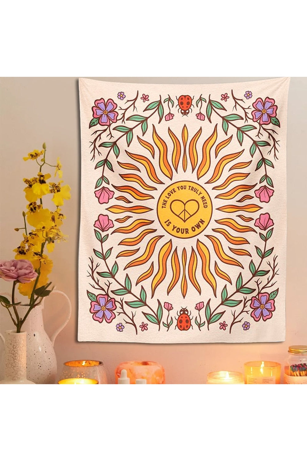 Floral Pattern Tapestry | Bowlift