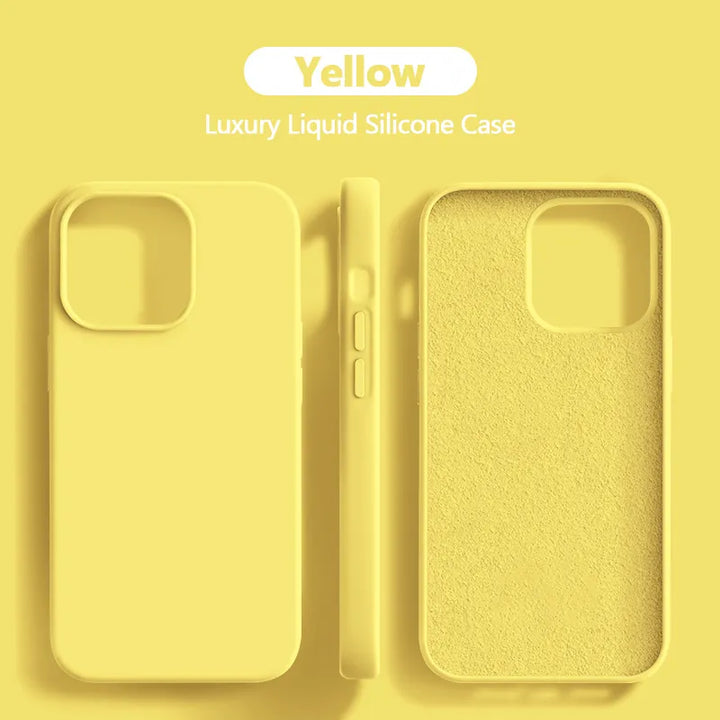 BowLift | Liquid silicone case shockproof for iPhone 15 14 13