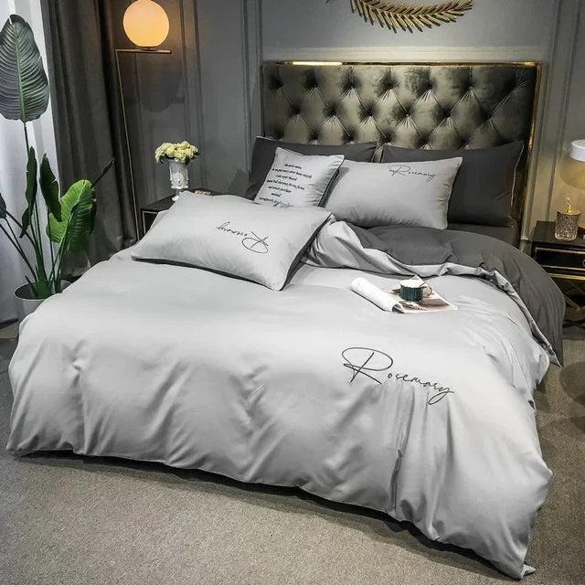 Luxury Duvet Cover with Elegant Embroidery – Soft, Breathable and High Quality | Bowlift