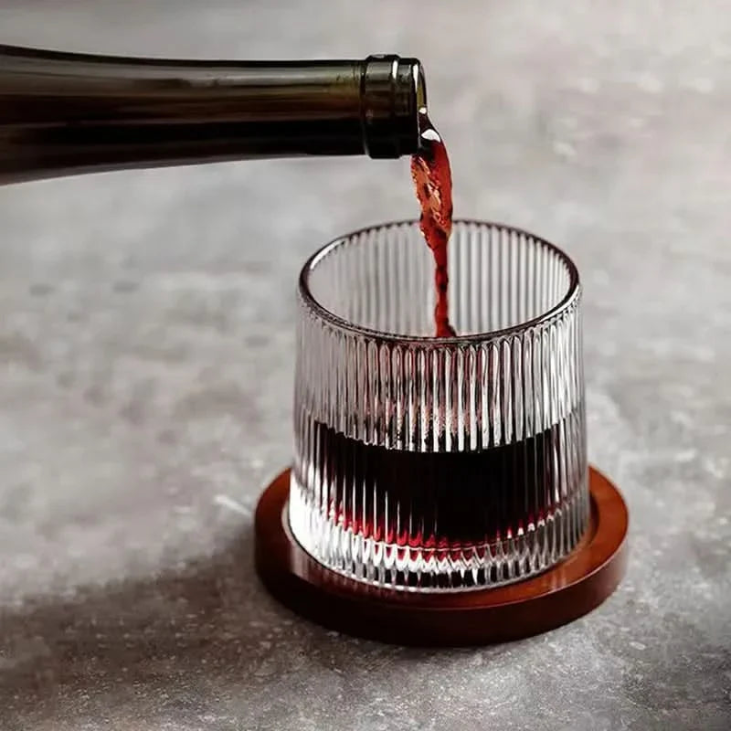 BowLift | Spinning Japanese Edo Whiskey Glass Set