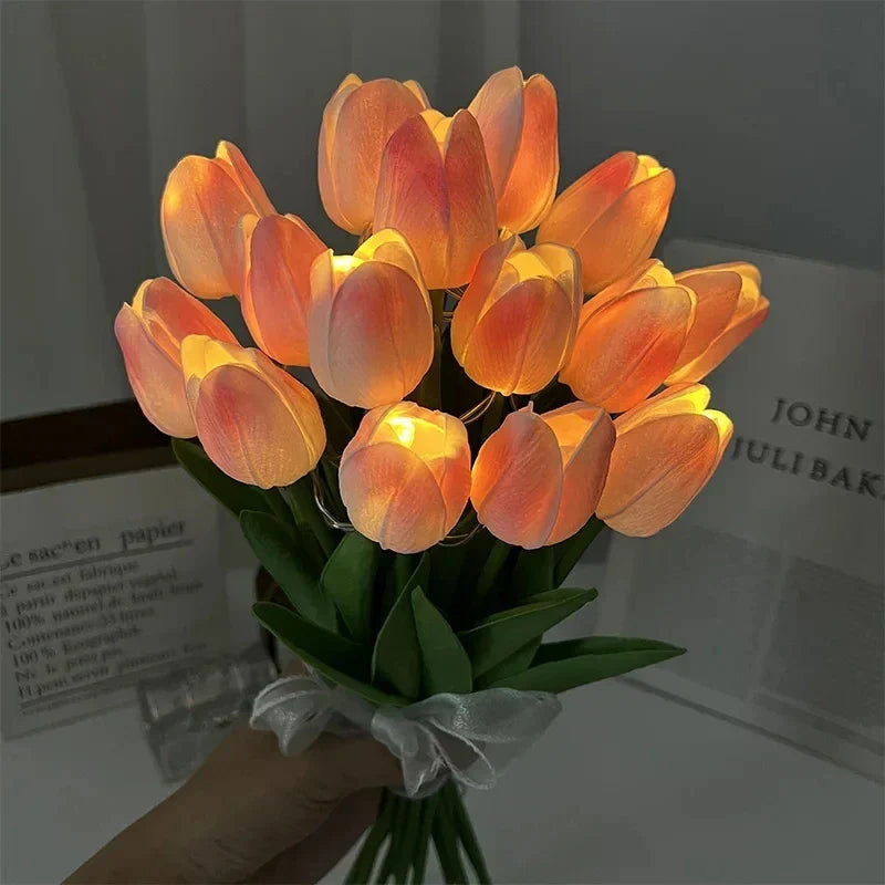 TulipGlow - Portable LED Tulip Night Light Bowlift