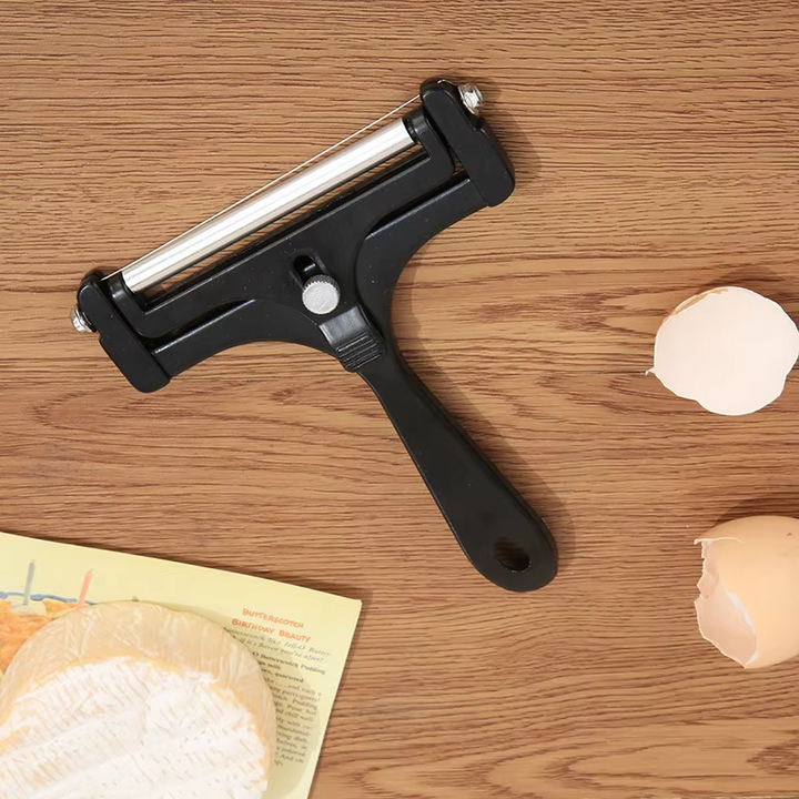 BowLift | Premium Stainless Steel Cheese Slicer with Adjustable Thickness & Extra Wires