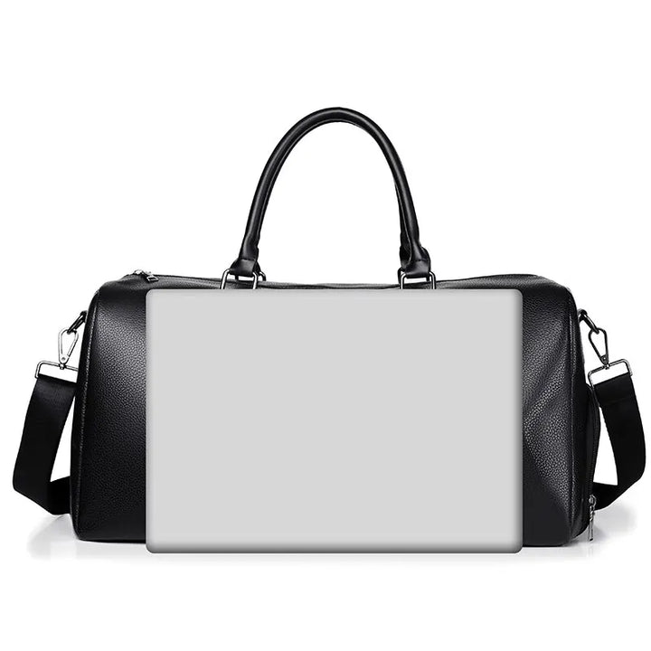 BowLift | Travel bag Ravemo Roadster | Retro sports bag made of waterproof PU | 44×33×21 cm | For short trips, training & motorcycling