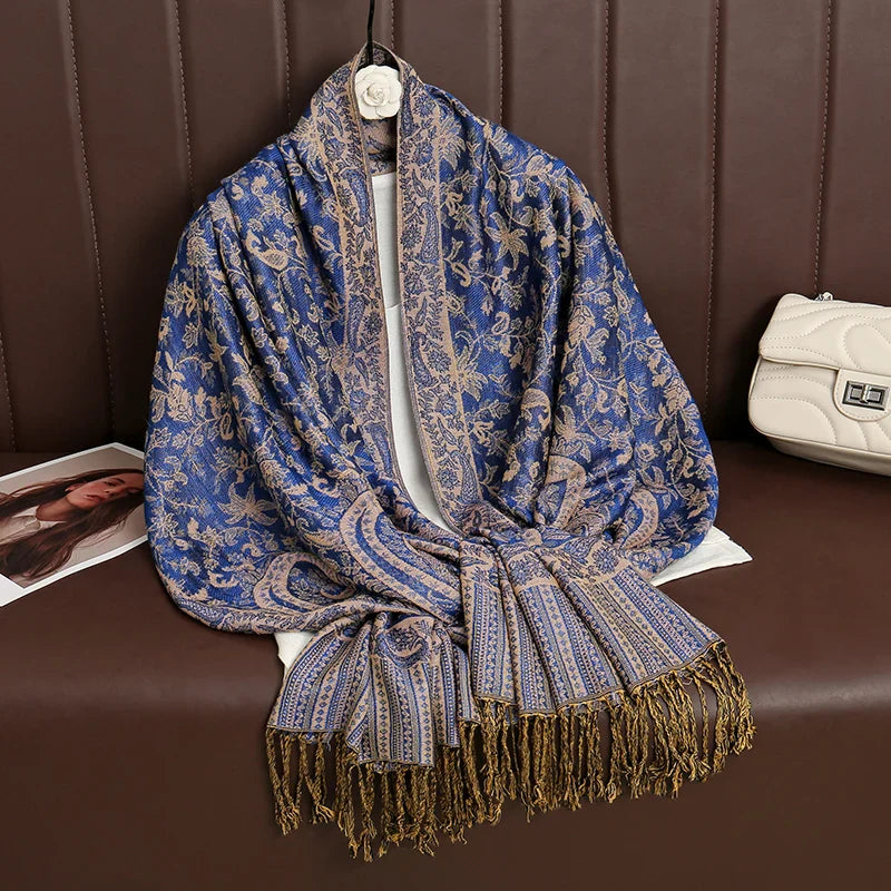 BowLift | Élégancea | Women's Scarf | Cashmere Feel | 70 × 190 cm | Luxury Print & Warm