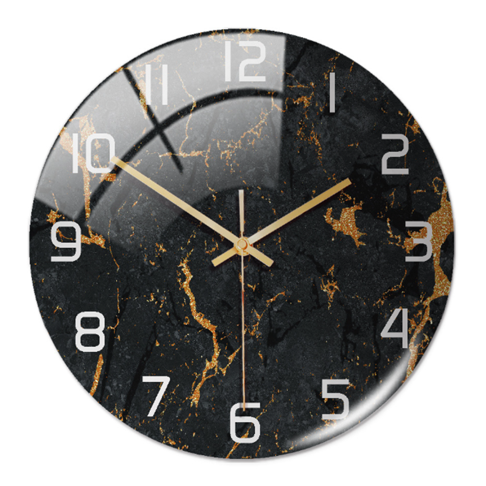 BowLift | Stylish Marble Wall Clock with Silent Mechanism