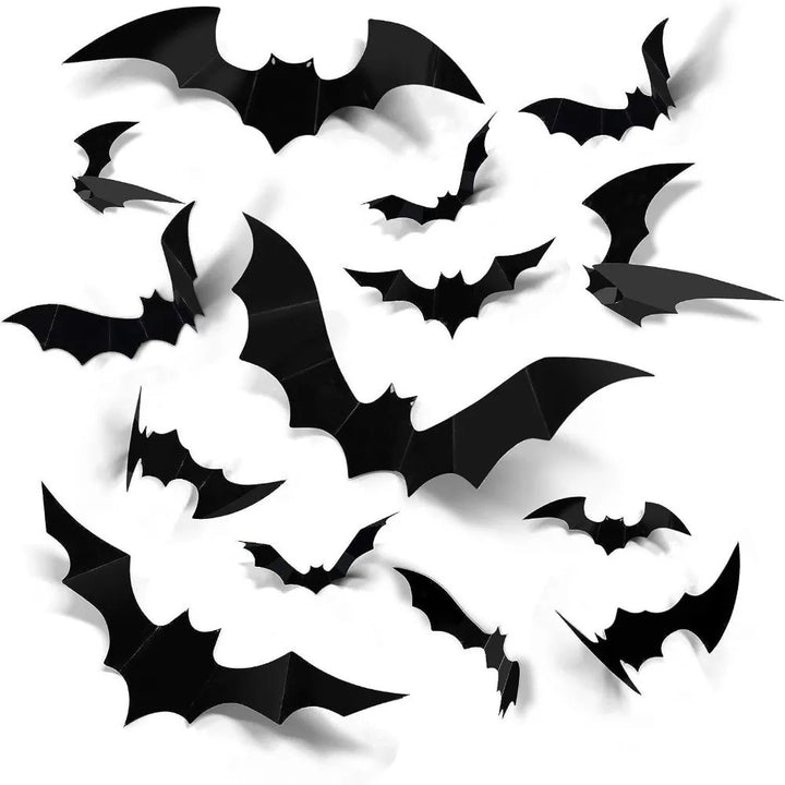 BowLift | Luminous LED Bat Wall Stickers 24PCS
