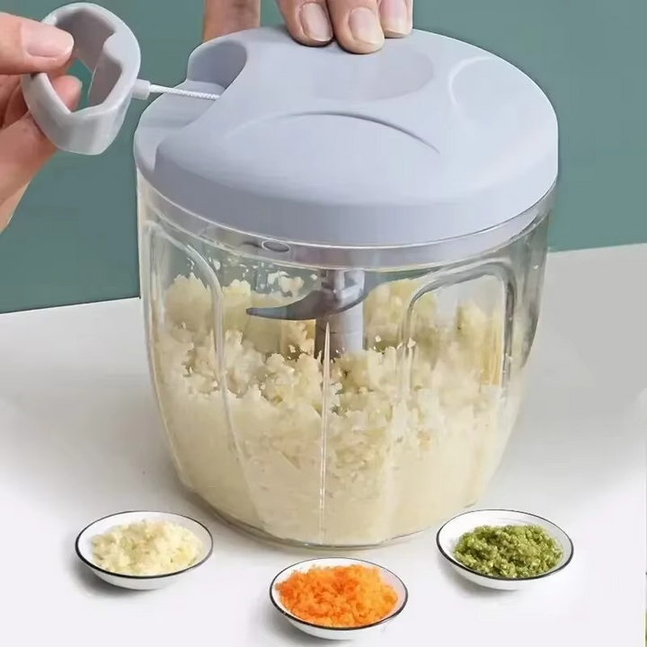 BowLift | Home Kitchen Manual Grinder - Multifunctional Garlic, Ginger, Meat & Vegetable Mincer
