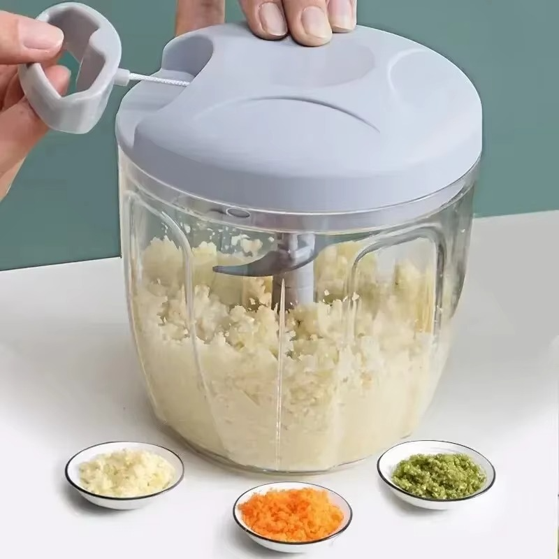 BowLift | Home Kitchen Manual Grinder - Multifunctional Garlic, Ginger, Meat & Vegetable Mincer