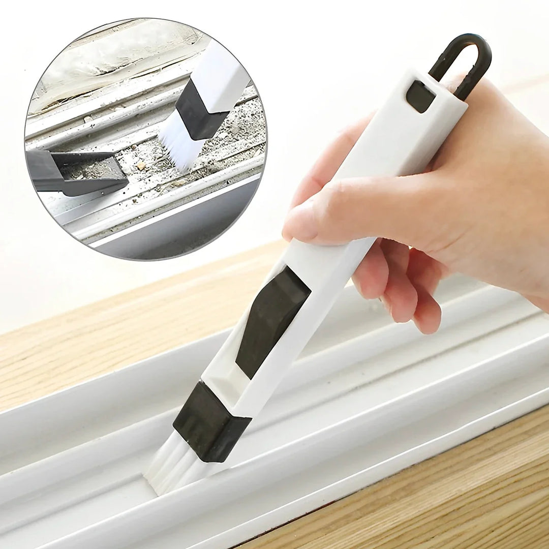 BowLift | Fugenix Cleaning Brush Set | 9-Pack Grout & Groove Brushes | Ergonomic & Reusable | For Bathroom, Kitchen & Windows