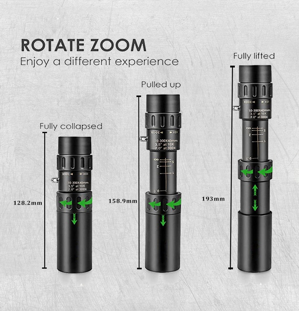 BowLift | 10-300X Zoom Telescope For Cell Phone