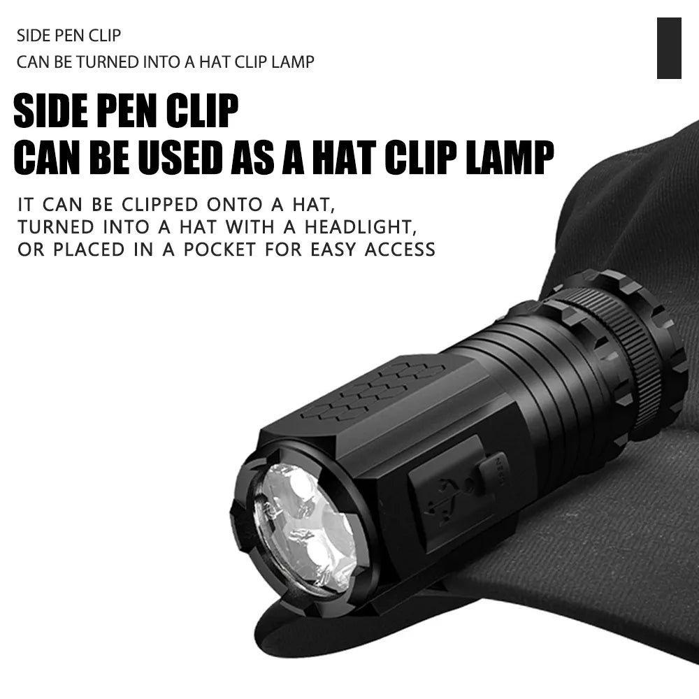 Mini Powerful Beam Outdoor EDC Flashlight | Bowlift
