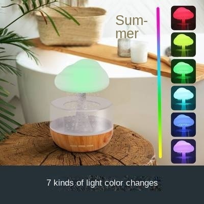 Rain Cloud Mushroom Air Humidifier Night Lamp | Bowlift