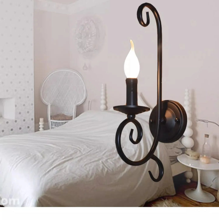 LuminousEra - Elegant Industrial Wall Lamp for Bedrooms Bowlift