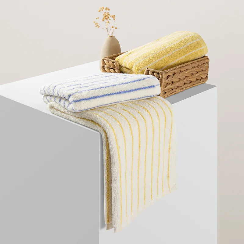 Retro Striped Cotton Towel | Bowlift