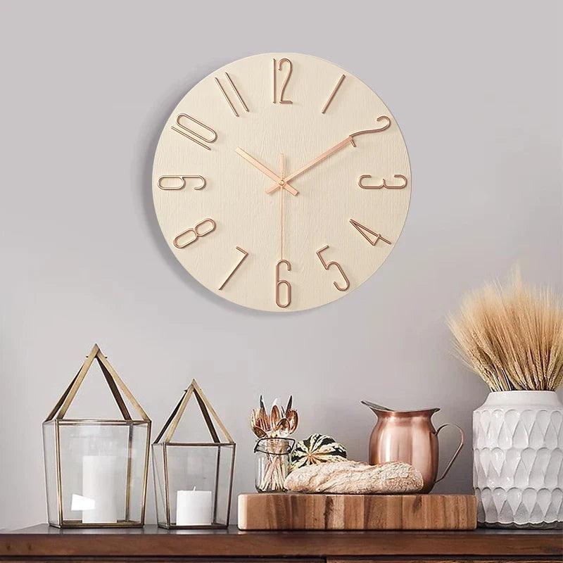 BowLift | ScandiTick - Elegant Wooden Timepiece