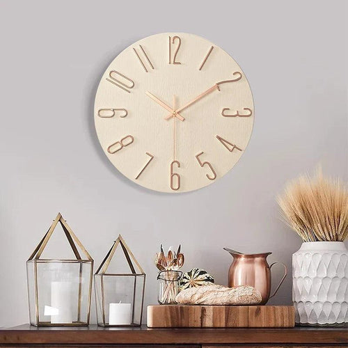 BowLift | ScandiTick - Elegant Wooden Timepiece